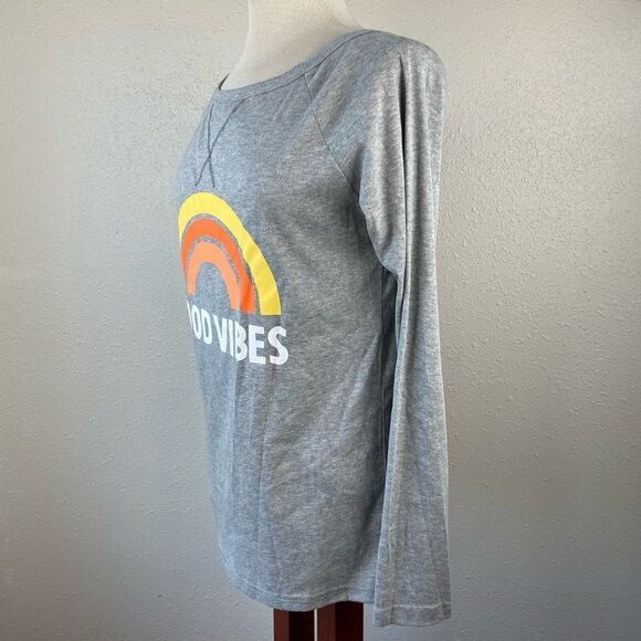 NWT Leo Rosi Good Vibes Long Sleeve T-Shirt Size S - Picture 3 of 7